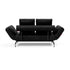 Ghia Laser Sofa Bed Fabric with leather / 210x93cm